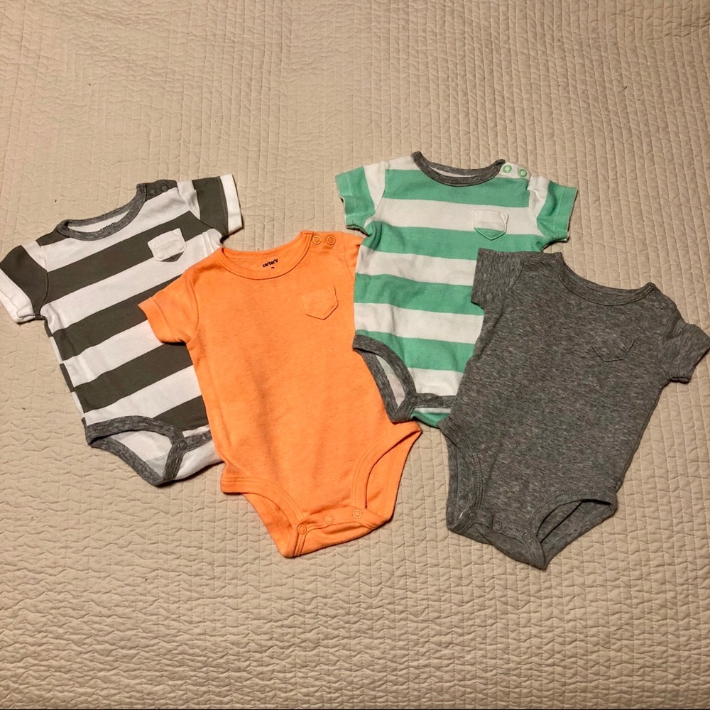 Carter’s 4-piece Pocket T Onesies